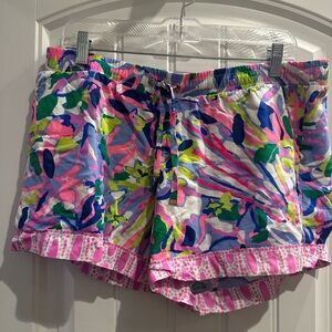 Lilly Pulitzer Pink and Blue Patterned shorts
